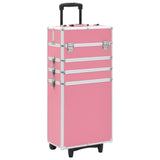 Vidaxl Makeup Trolley Aluminium rosa