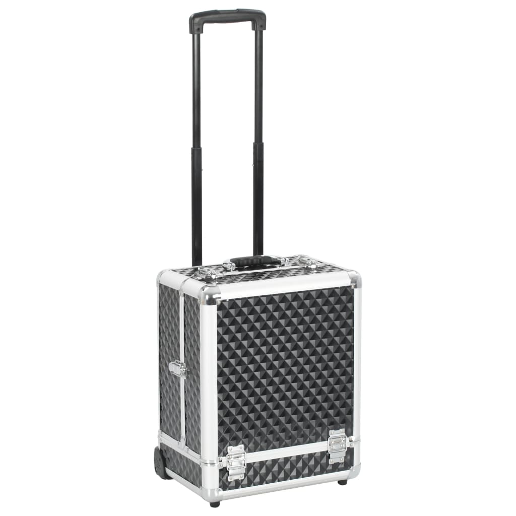 Vidaxl Make-up trolley 35x29x45 cm Aluminium