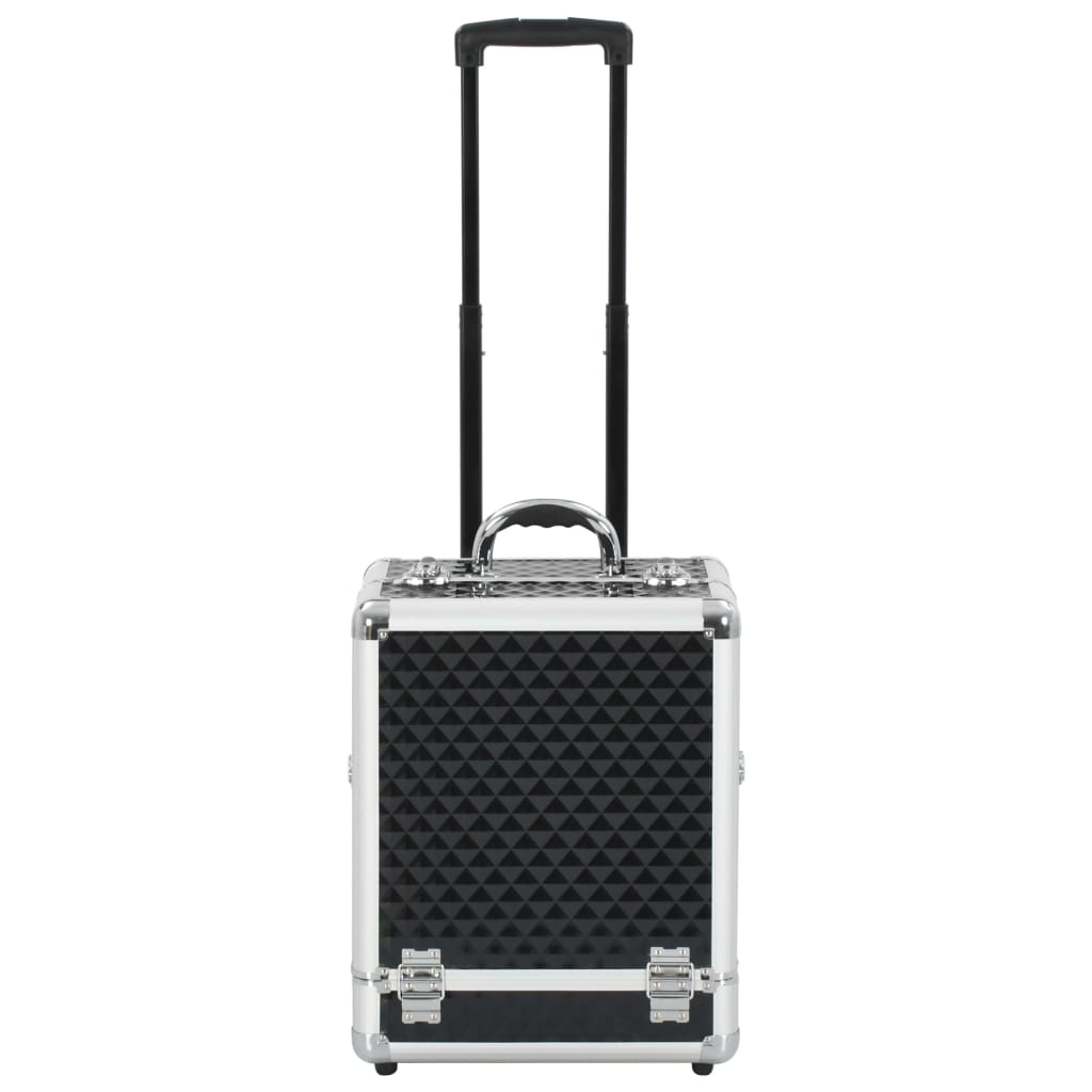 Vidaxl Make-up trolley 35x29x45 cm Aluminium