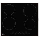 Vidaxl Ceramic HOB con 4 zonas de cocción Control táctil 6000 W