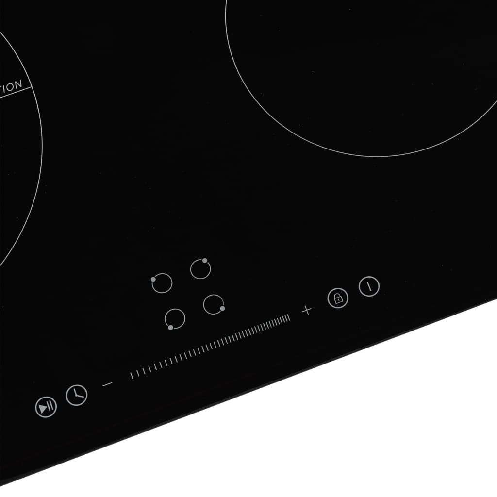 Vidaxl Induktioun hob mat 4 Kachen Zonen Touch Control 7000 w Glas