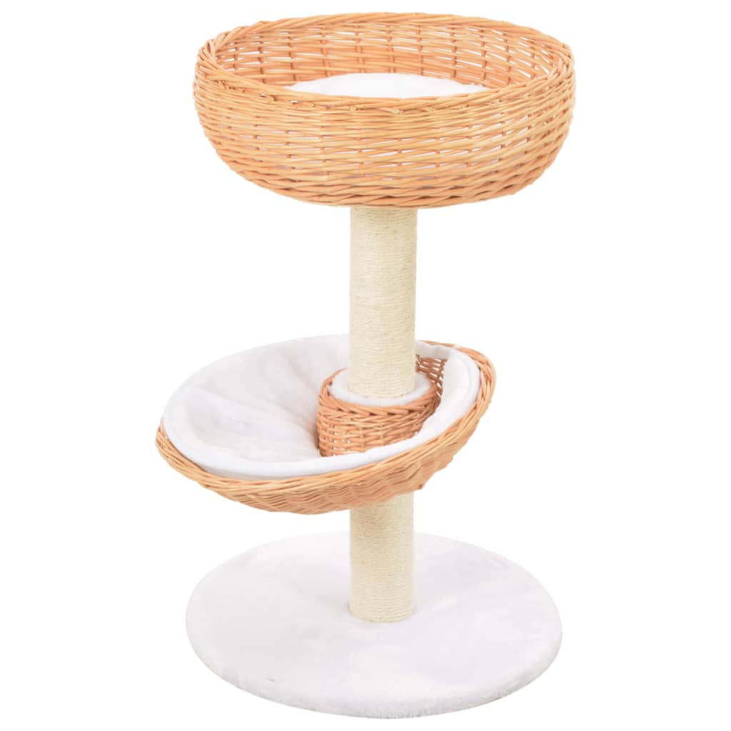 Vidaxl Cat Stracing Post avec sisal grattant bien sûr Willow Wood