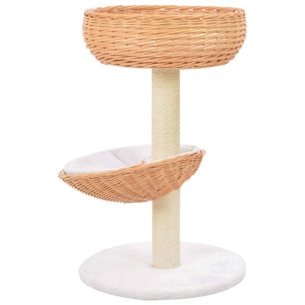 Vidaxl Cat Stracing Post avec sisal grattant bien sûr Willow Wood