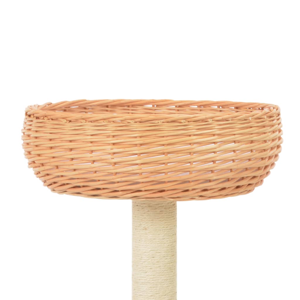 Vidaxl Cat Stracing Post avec sisal grattant bien sûr Willow Wood