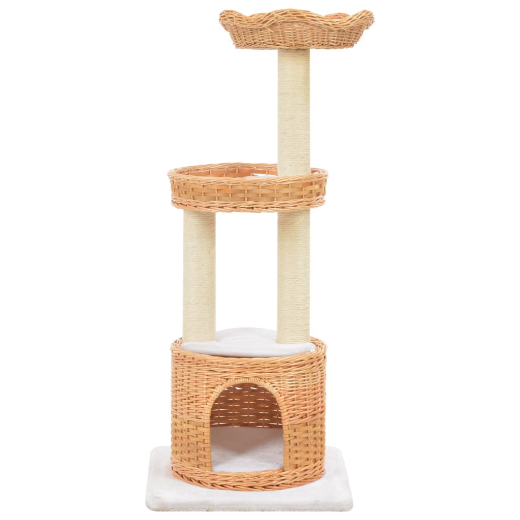 Vidaxl Cat rashing Post con graffi di sisal ovviamente Wilow Wood