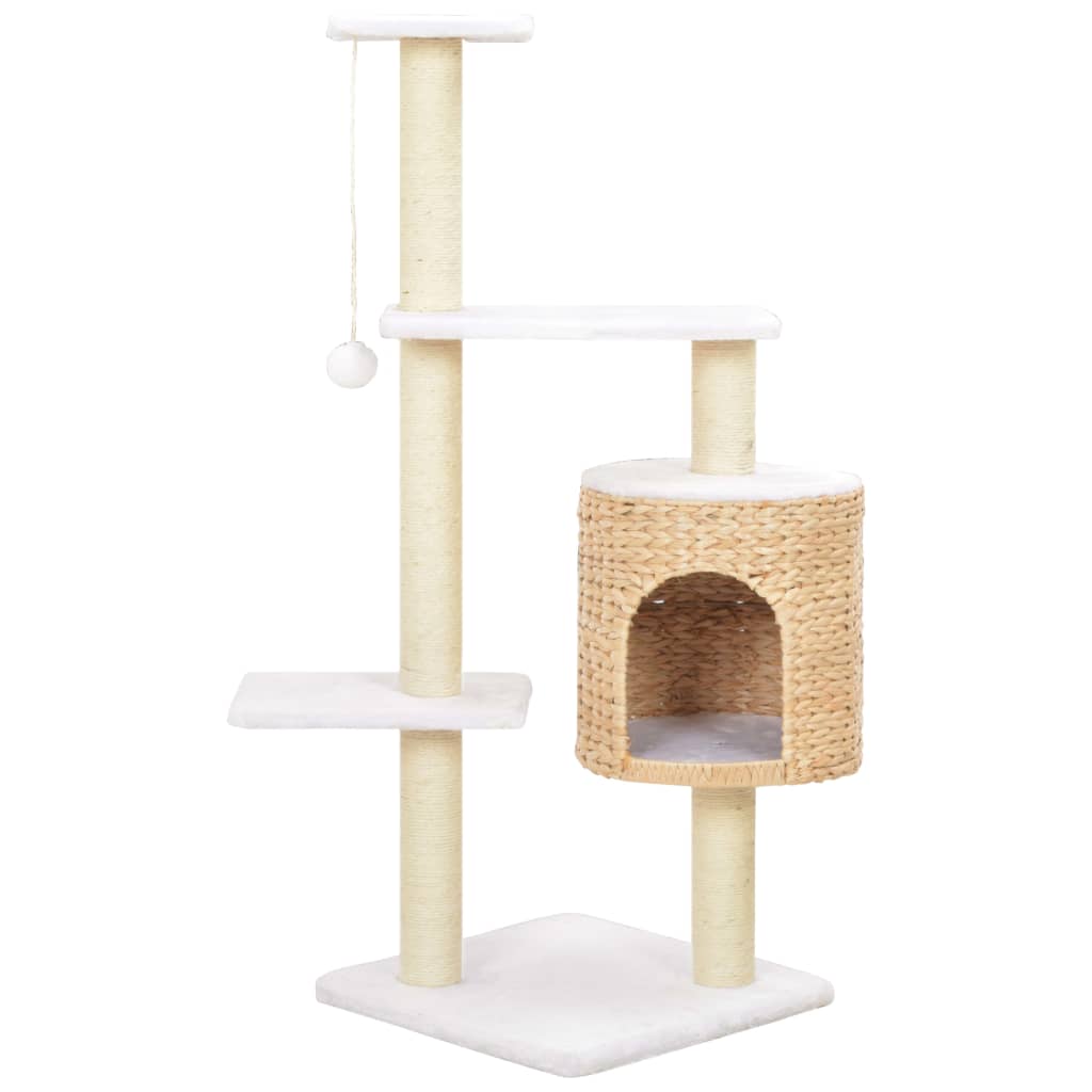 Vidaxl Cat Scratching Post med sisal skrabe bunke af havgræs