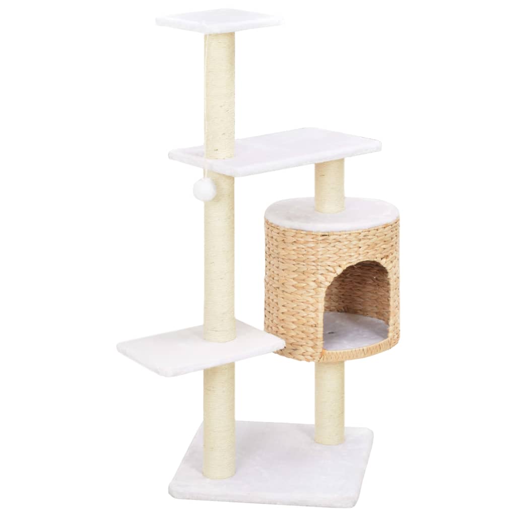 Vidaxl Cat Scratching Post med sisal skrabe bunke af havgræs