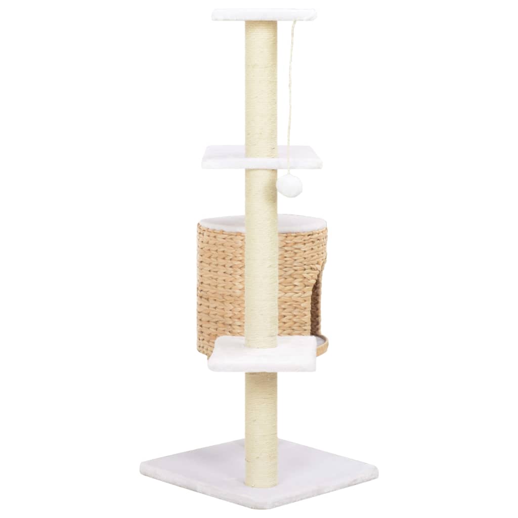 Vidaxl Cat Scratching Post med sisal skrabe bunke af havgræs