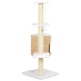 Vidaxl Cat Scratching Post med sisal skrabe bunke af havgræs