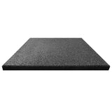 VidaXL Valtegel 6 st 50x50x3 cm rubber zwart