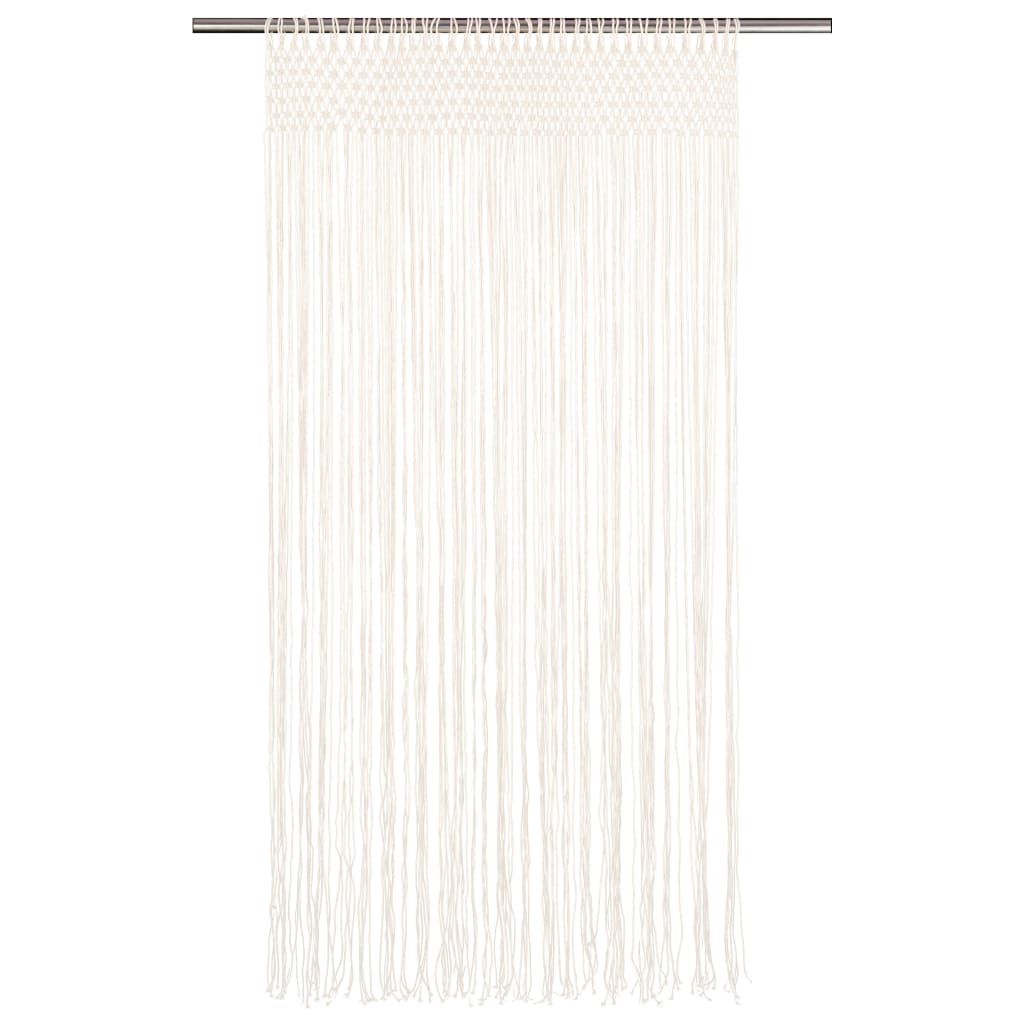 Vidaxl rideau macramé 140x240 cm Coton