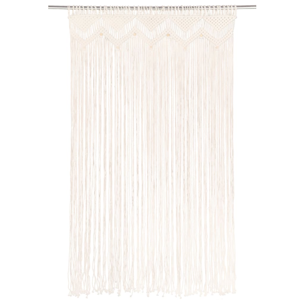 Vidaxl rideau macramé 140x240 cm Coton