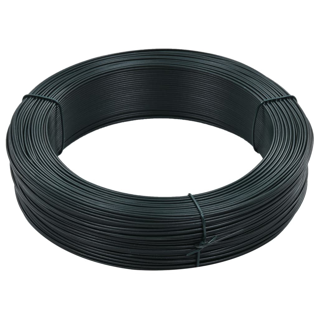 Vidaxl Hekbind thread 250 m 2.3 3.8 mm steel blackish green