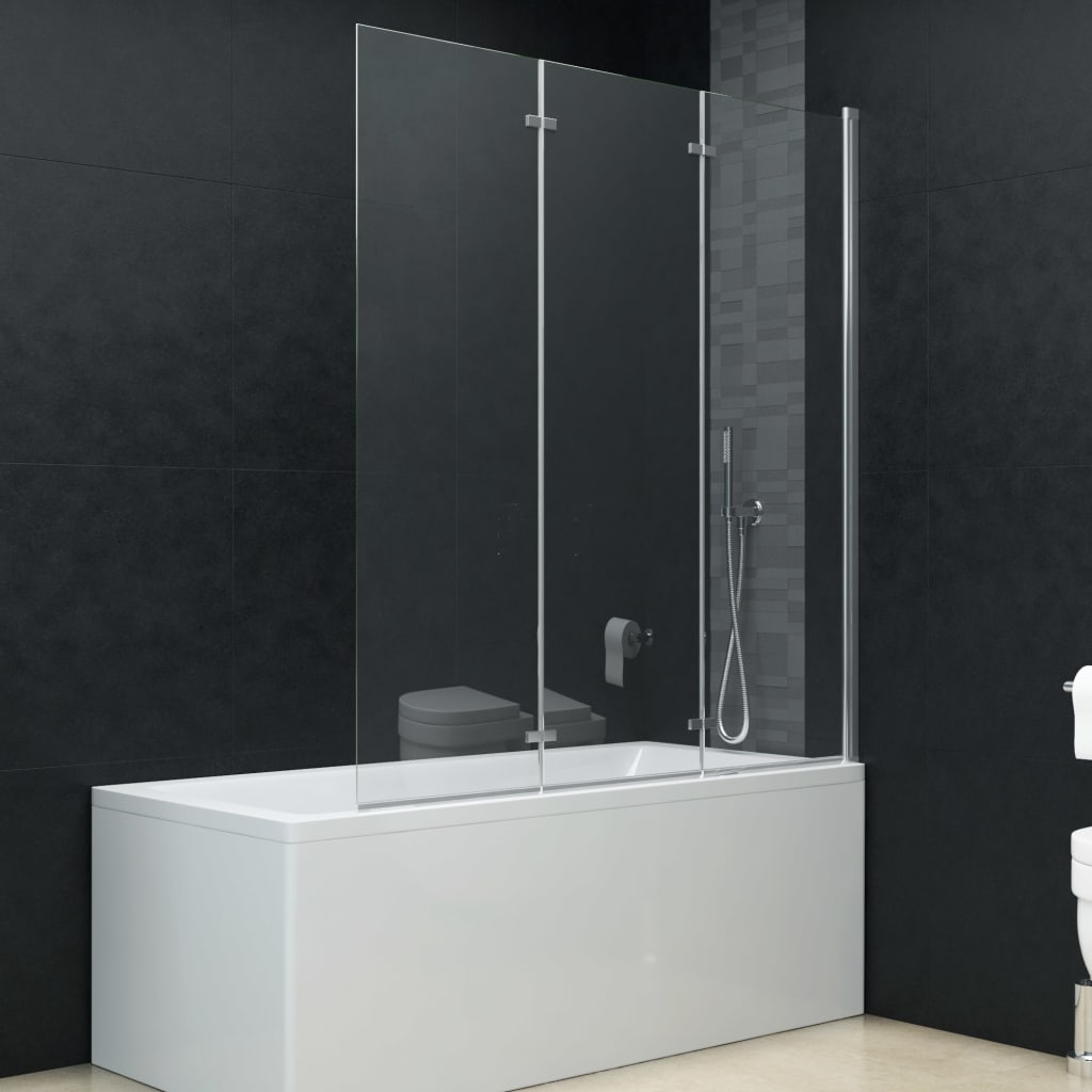 Vidaxl Dusche Briecher 3 Panels 130338 cm eg