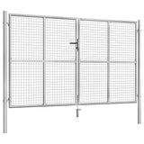 Vidaxl Port 306x200 cm galvanizované ocelové stříbrné barvy