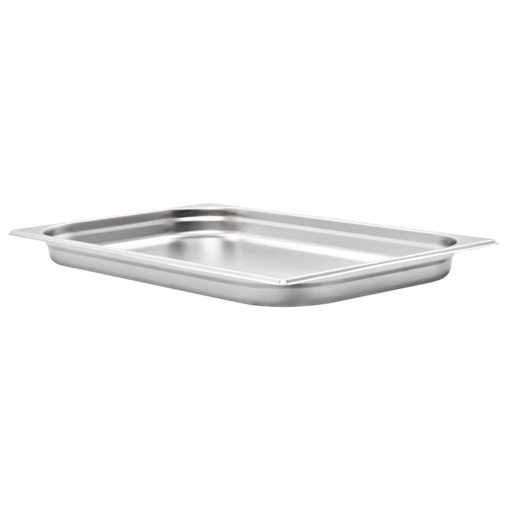 Vidaxl Gastronormbakken 4 pcs GN 1 1 40 mm stainless steel