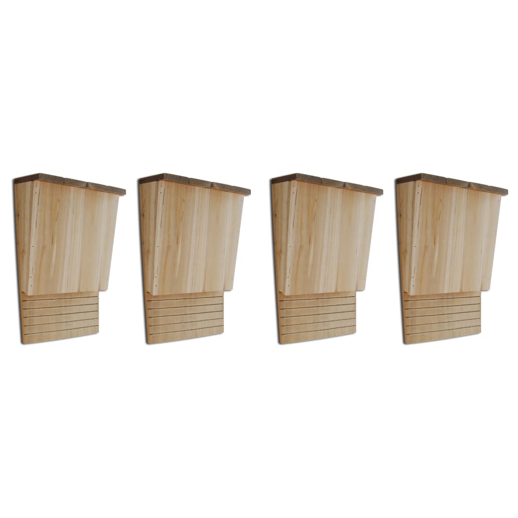 Vidaxl Bat Cabinets 4 Pcs 22x12x34 cm træ