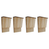 Vidaxl Bat Cabinets 4 Pcs 22x12x34 cm træ