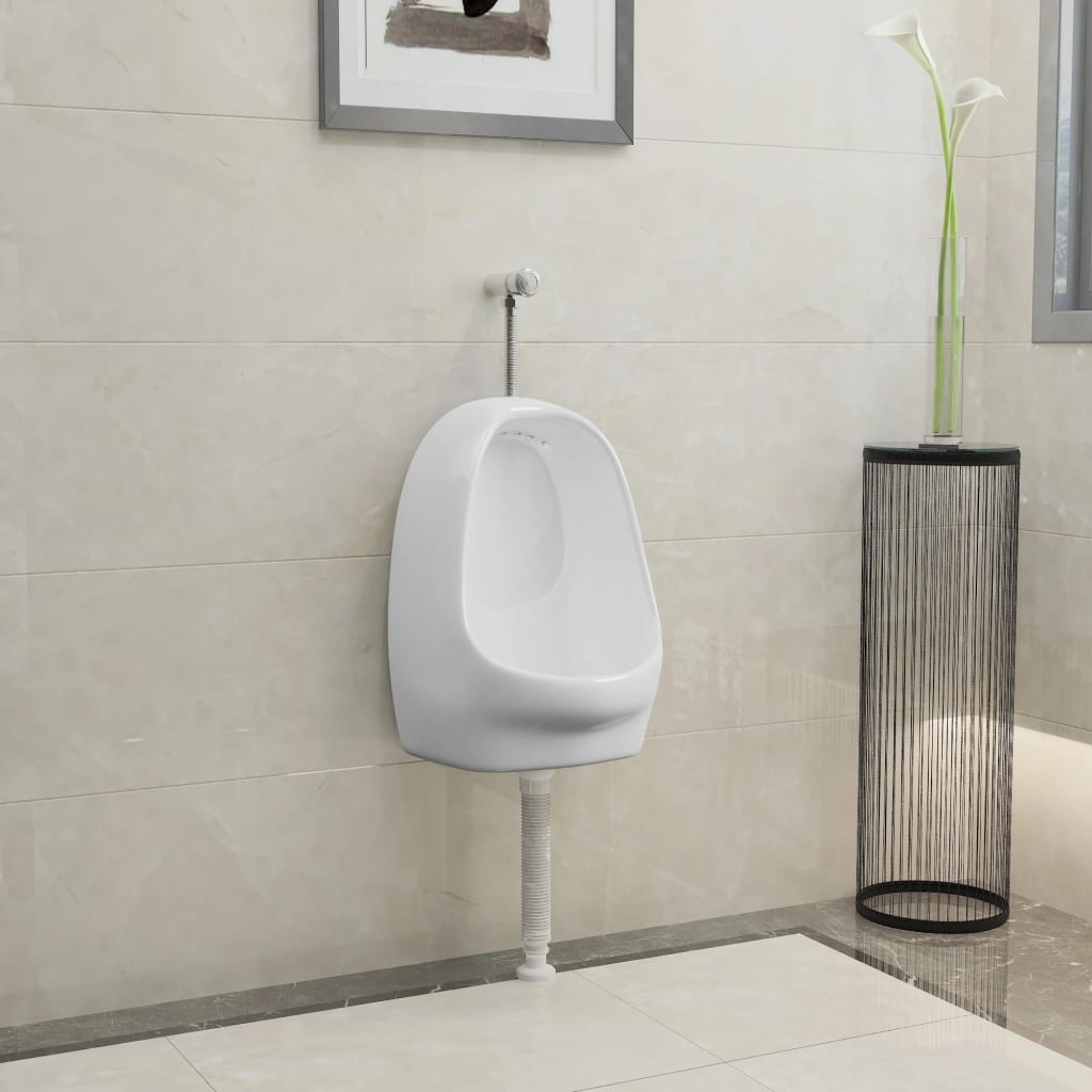 Vidaxl Wallurinoir con valvola bobina bianca in ceramica