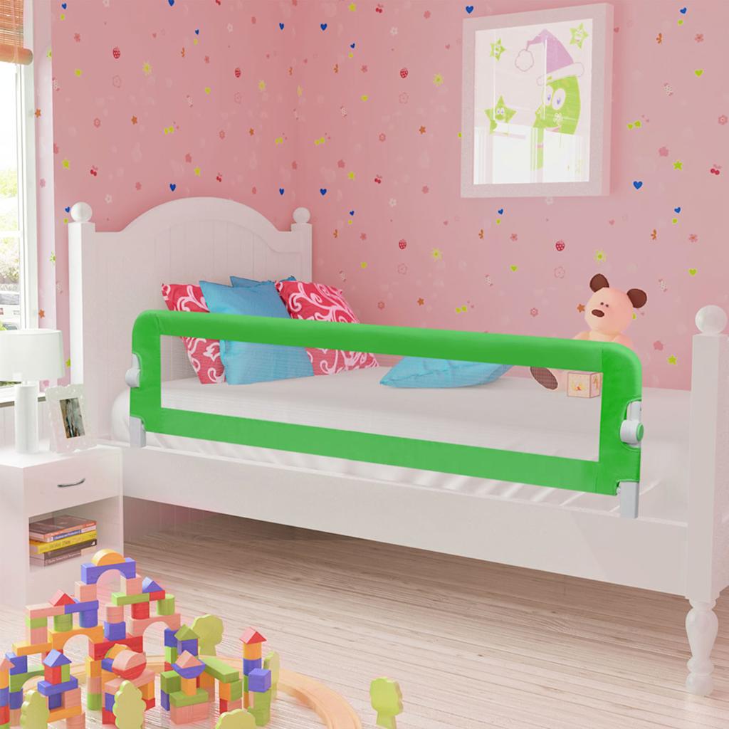 Vidaxl Bed Chart toddler 120x42 cm Polyester Green