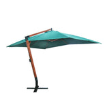 Vidaxl Floating parasol 300x400 cm green