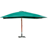 Vidaxl Floating parasol 300x400 cm green