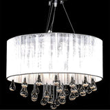 Chandelier Vidaxl avec 85 cristaux blancs