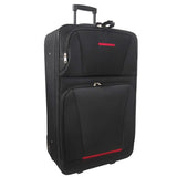 Vidaxl Travel Buggage Set Black 5 pièces