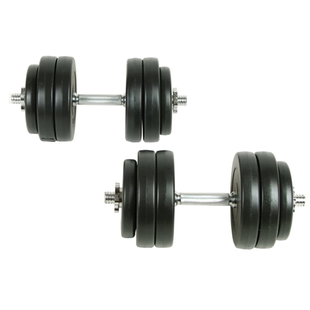 Vidaxl Dumbbell da 18 parti set 30 kg