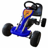 Vidaxl go -kart z pedałami niebieski