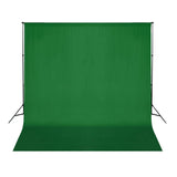 Tło vidaxl bez standardowej chromakey 300x300 cm bawełniana zielona