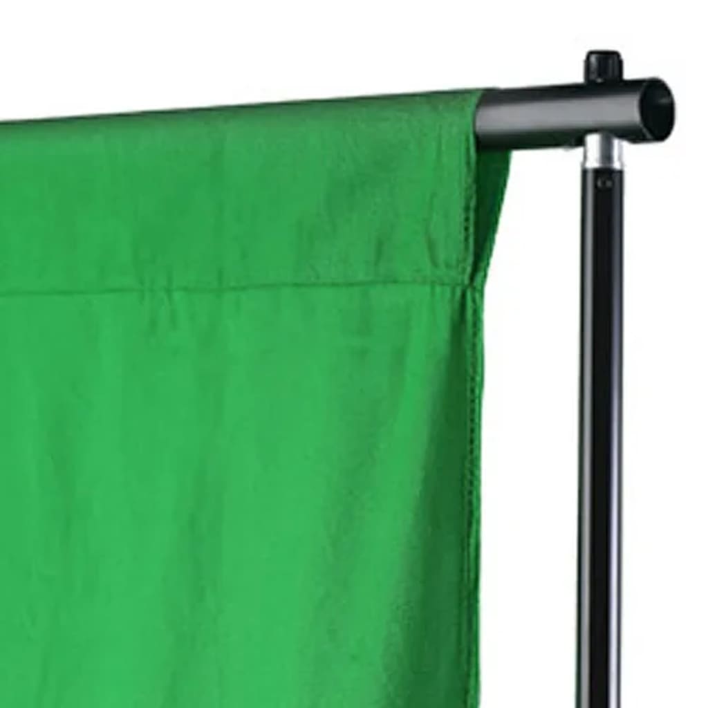 Vidaxl Sfondo Chromakey 500x300 cm Cotton Green