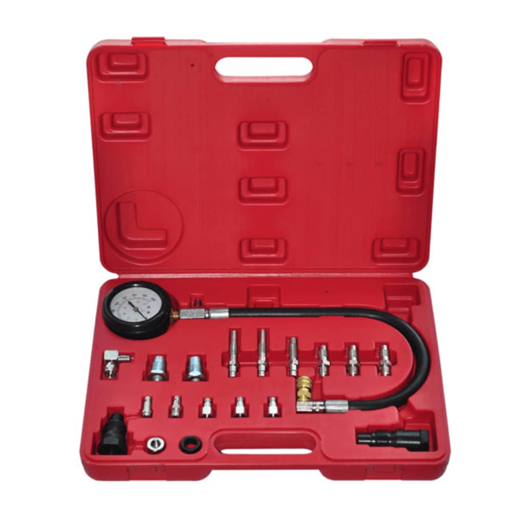 Vidaxl 20-part compression tester set for diesel engines