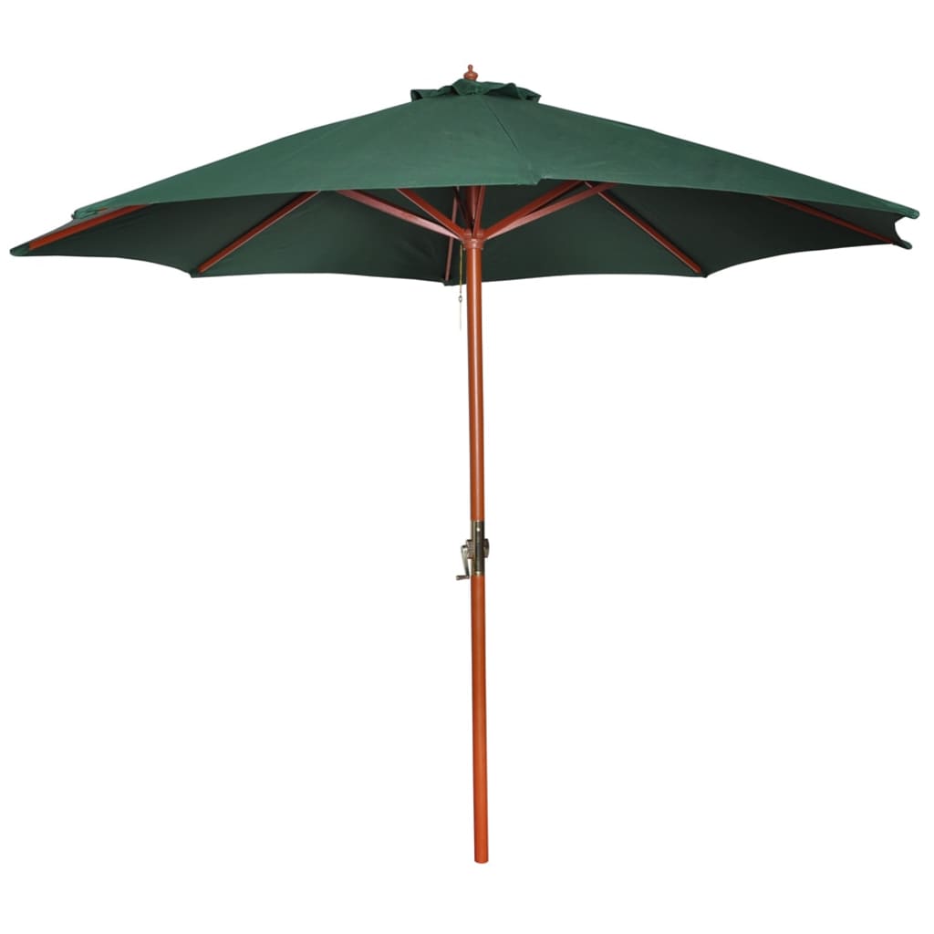 Vidaxl Parasol 258 cm grön