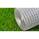 Vidaxl filo in mesh quadrato 1x25 m in acciaio galvanizzato colorato