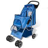 Vidaxl stroller for dog blue