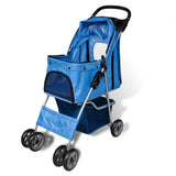 Vidaxl stroller for dog blue