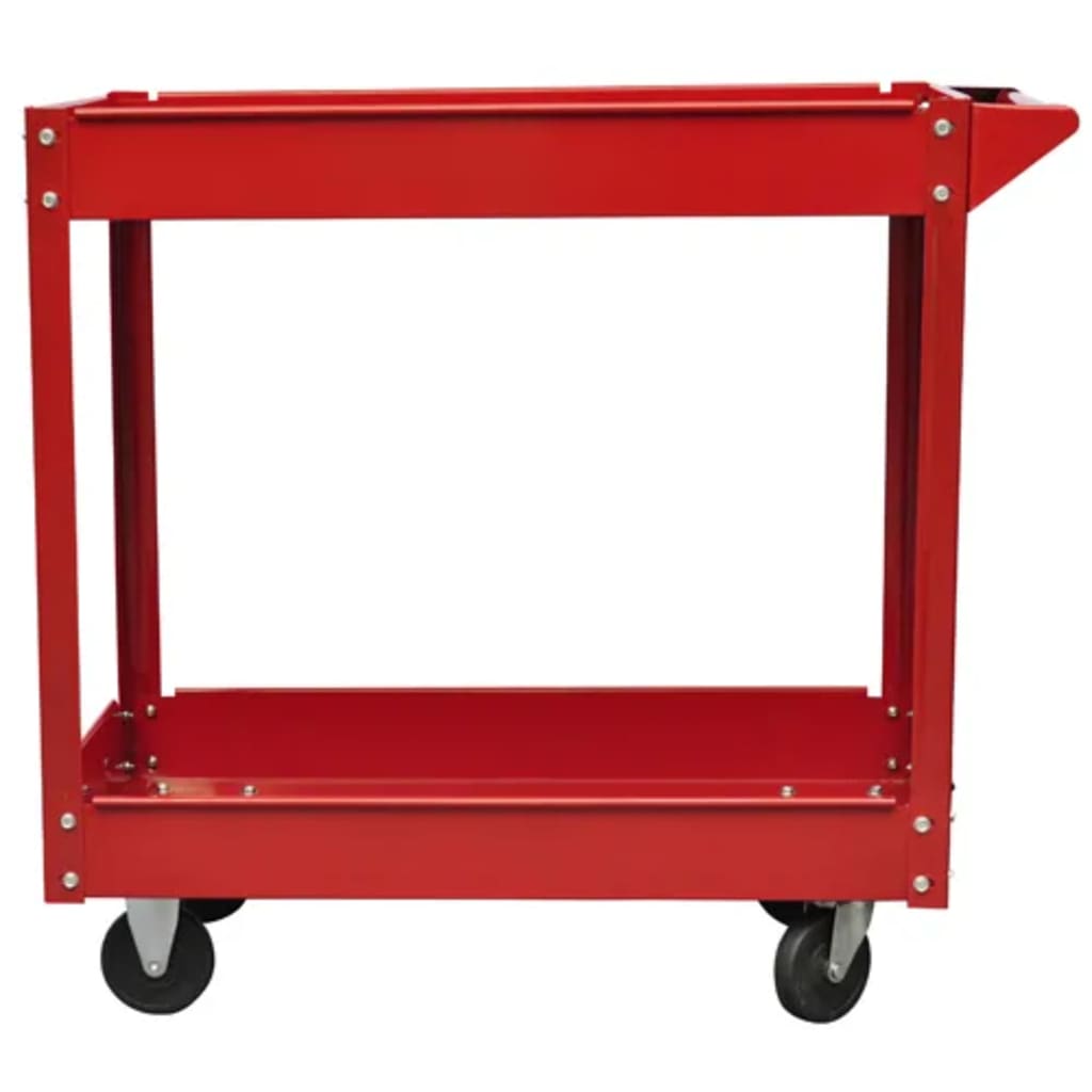 VIDAXL 2 ST -Werkzeugtrolley mit 2 Regalen 100 kg