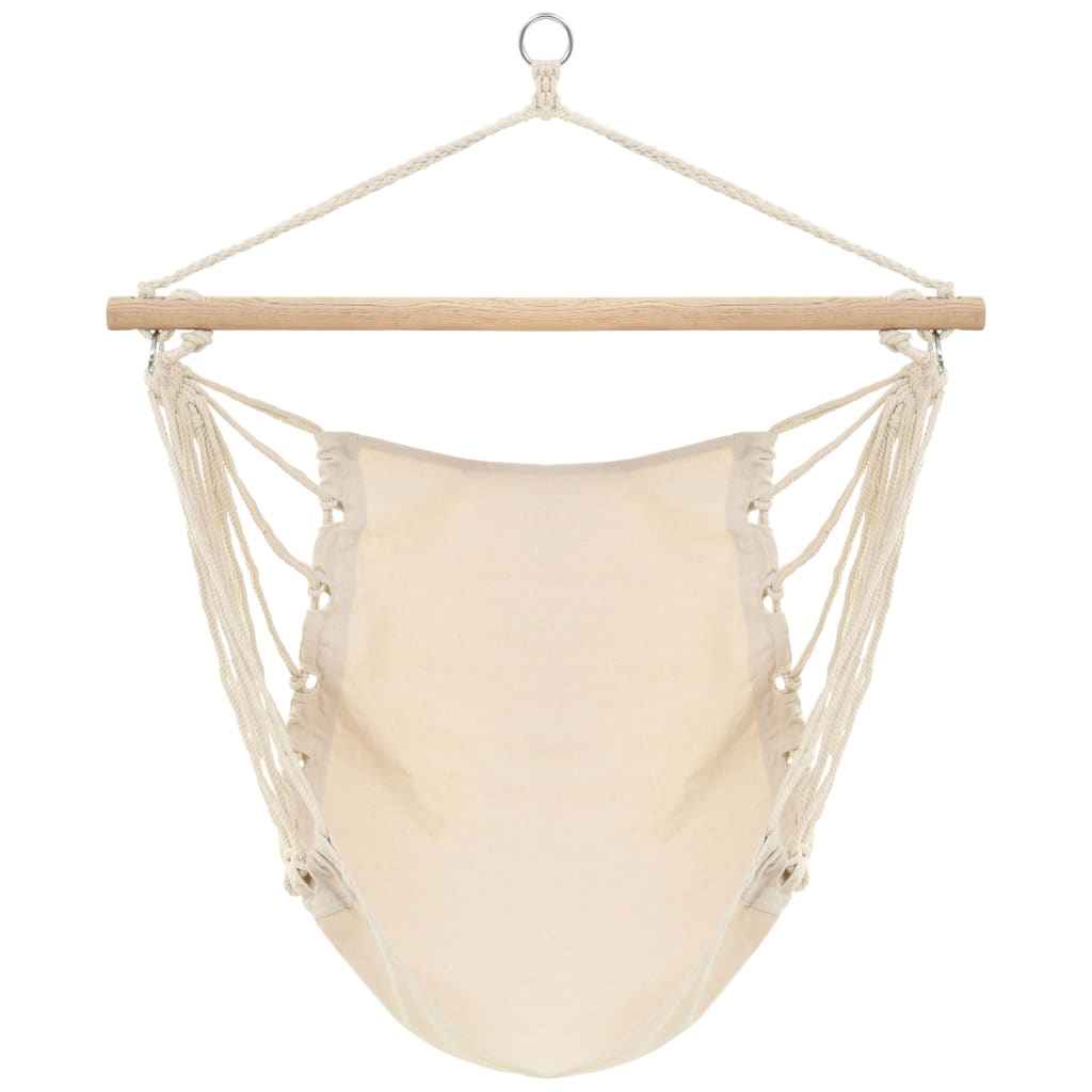 Vidaxl Hanging chair Creme White (Large)