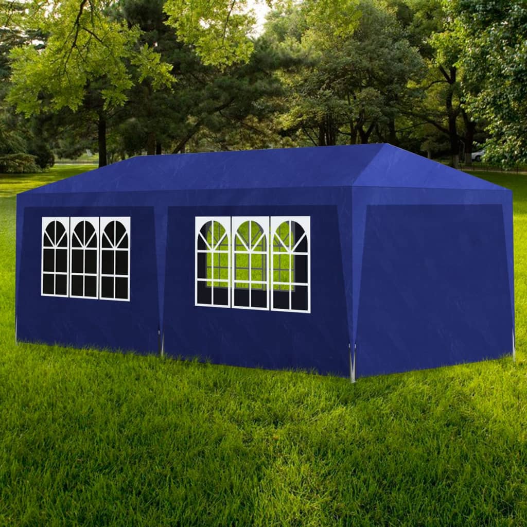 Vidaxl Partytent 3x6 m blau