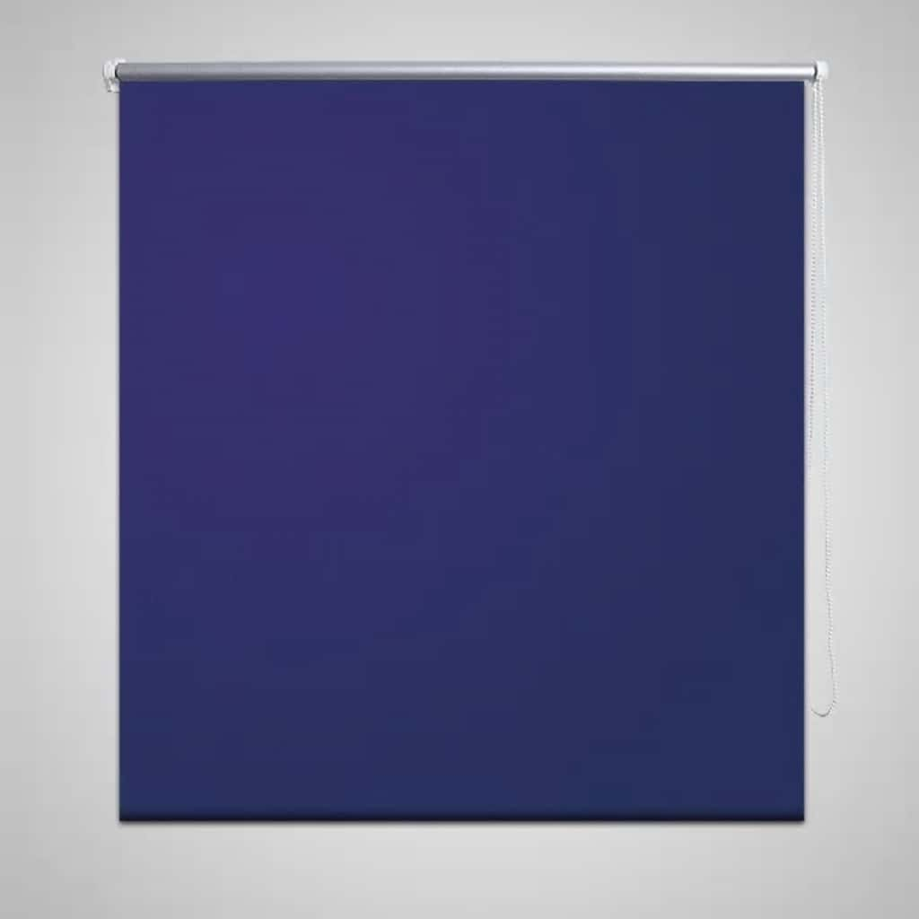 Vidaxl rullo blackout cieco 80 x 175 cm blu navy