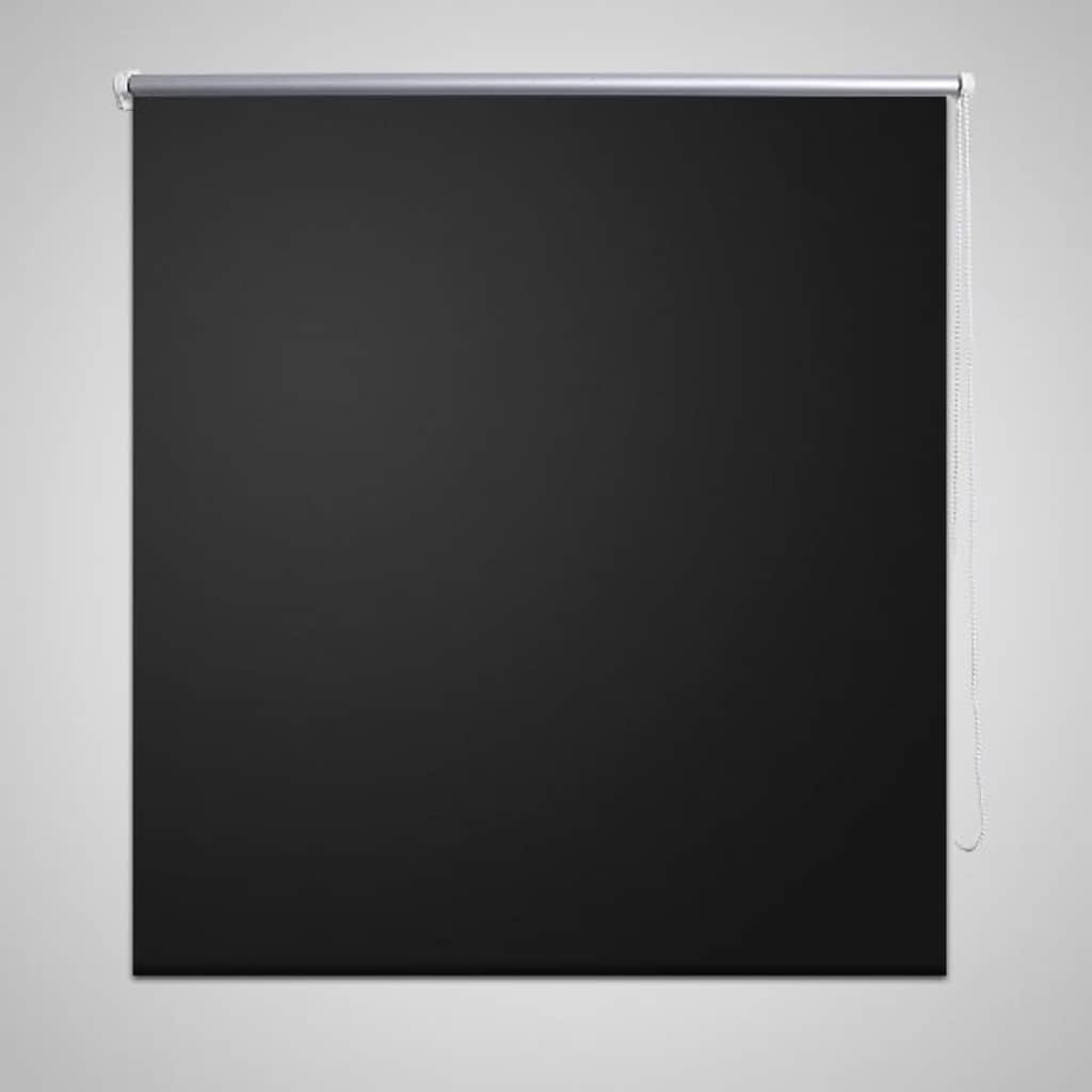 Vidaxl Roller Blind Comning 80x175 cm czarny