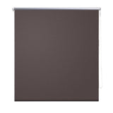 Vidaxl Roller Blind Blackout 80 x 230 cm kava rjava