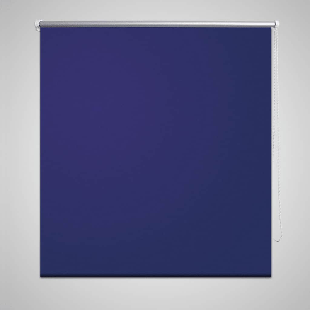 VidaXL Roller blind blackout 100 x 230 cm navy blue