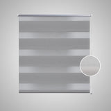 Vidaxl Duo Roller Blind 40x100cm Gray