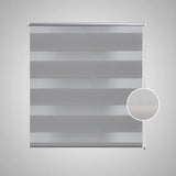 Vidaxl Duo Roller Blind 100 x 175 cm Grau