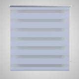 Vidaxl Duo Roller Blind 120 x 230 cm biały