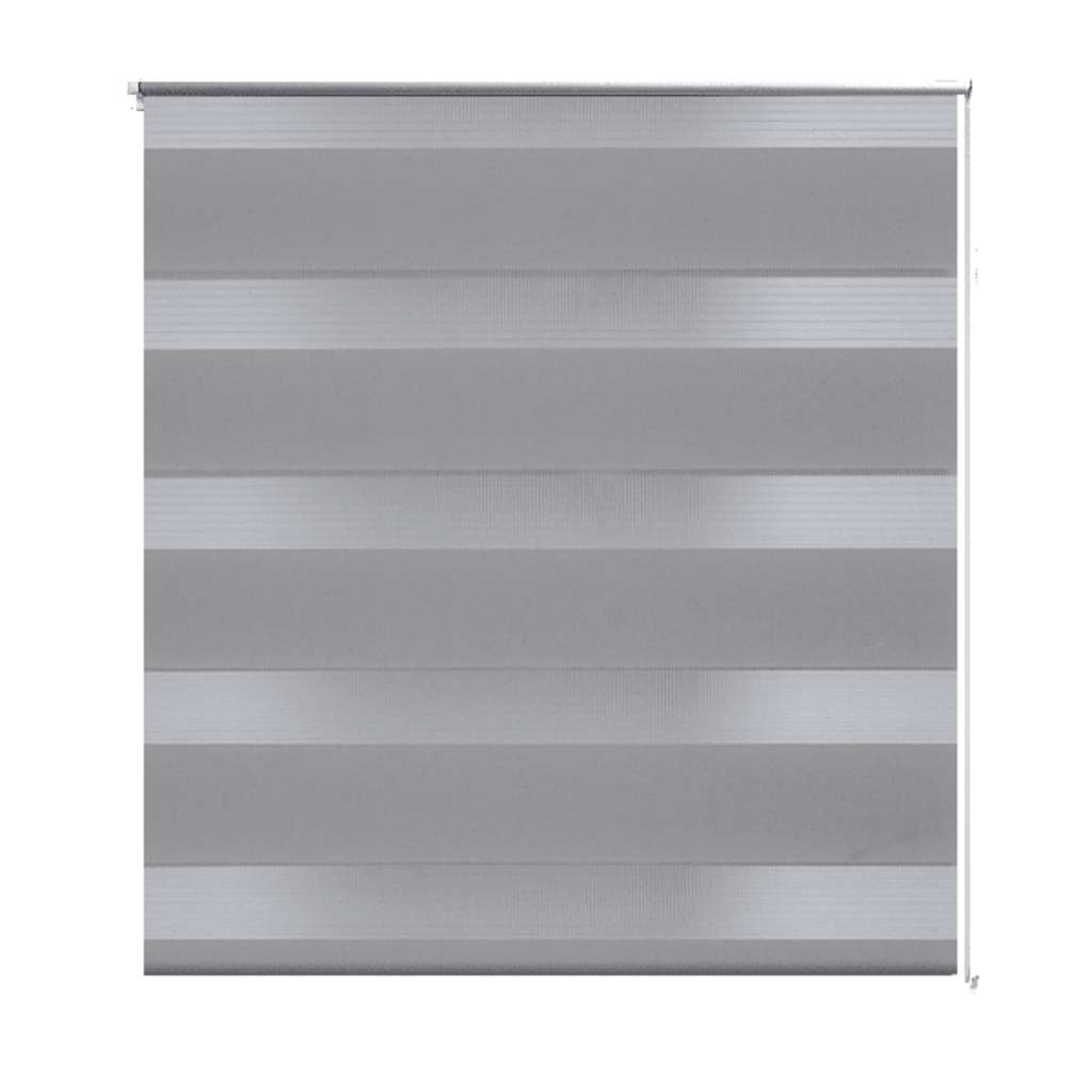 Vidaxl Duo Roller Blind 140 x 175 cm Gray