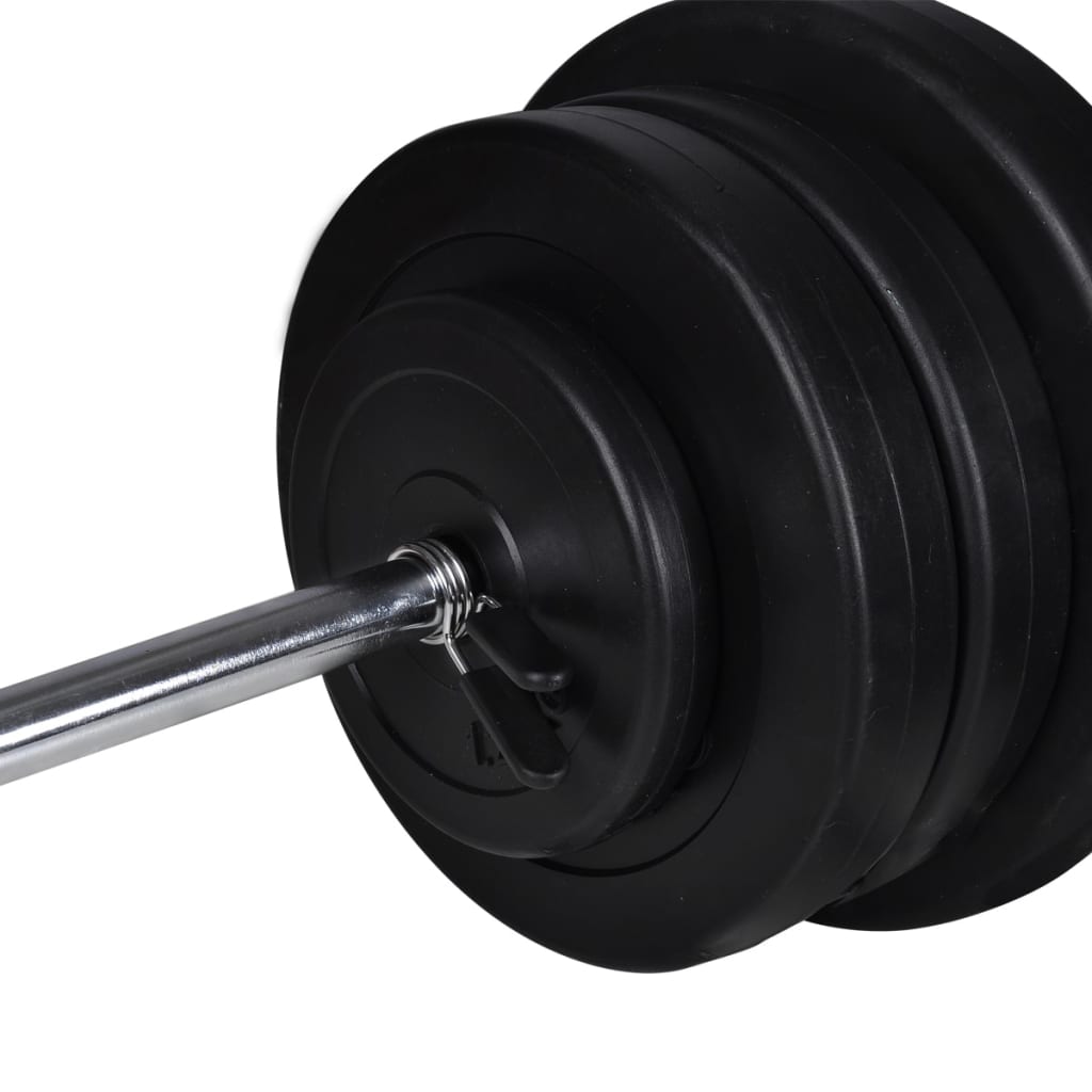 VidaXL Barbellen dumbbellset 60,5 kg