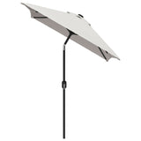 Vidaxl Parasol Quadrangular Sand Weiß 200 x 300 cm